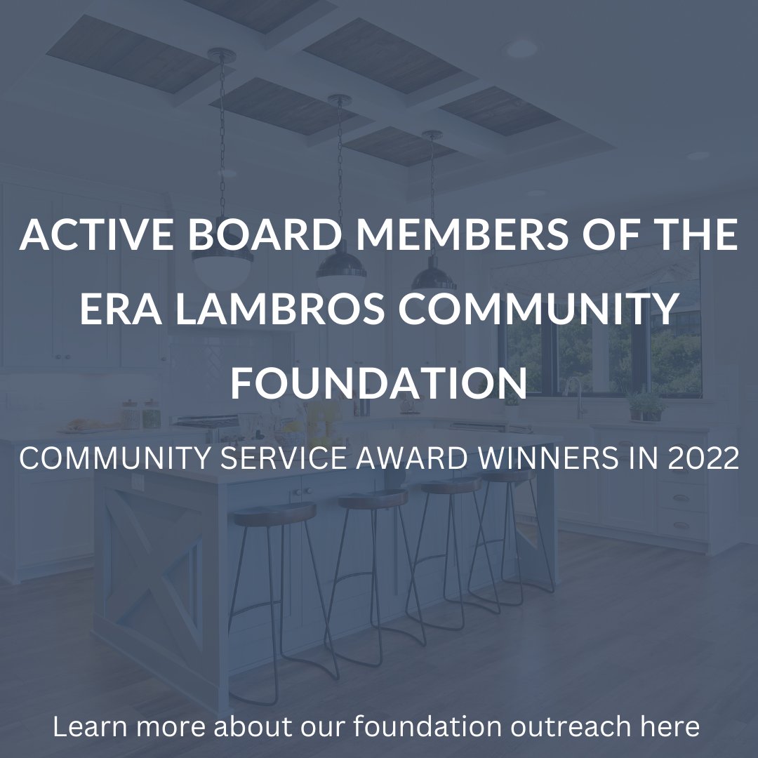 Active board members of the ERA Lambros Community foundation decorative tile